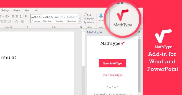 How to Install and Use MathType in Microsoft 365