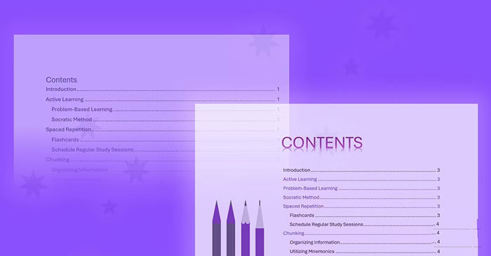 How to Make Your Word Document Stand Out with a Beautiful Table of Contents