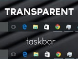 How to Make the Windows Taskbar Transparent with TranslucentTB