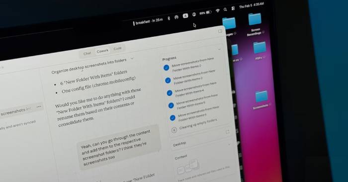 How to organize files on your desktop with Claude