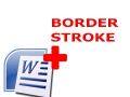 How to quickly create borders in Word documents