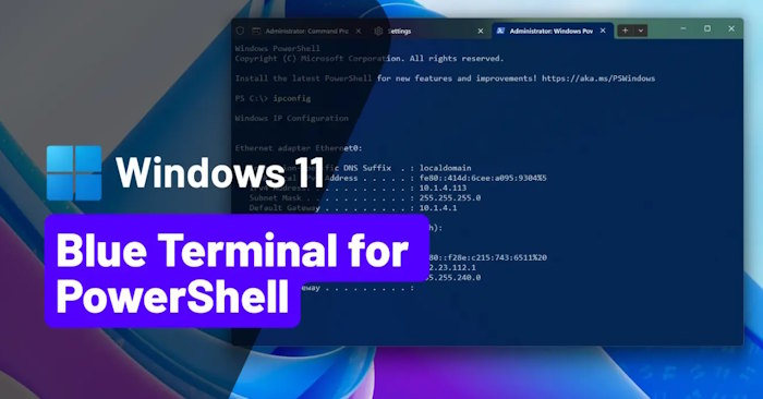 How to Restore the Classic Blue PowerShell Interface in Windows 11