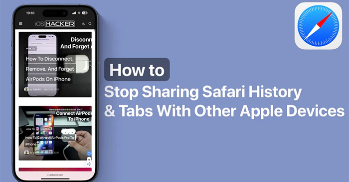 How to Stop Sharing Safari Web History Across Multiple Devices