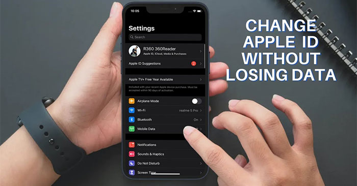 How to Switch Apple ID on iPhone/iPad Without Losing Data