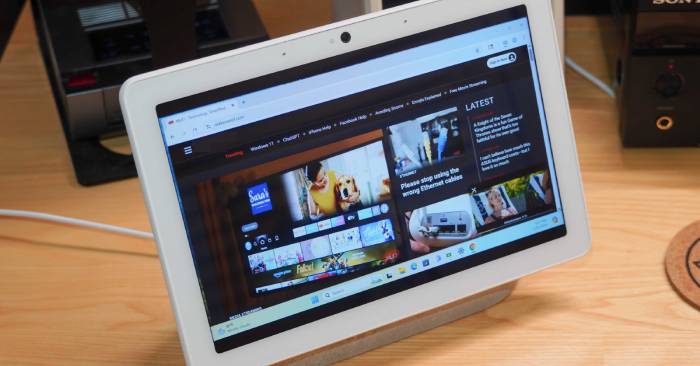 How to turn Google Nest Hub into an external PC display.