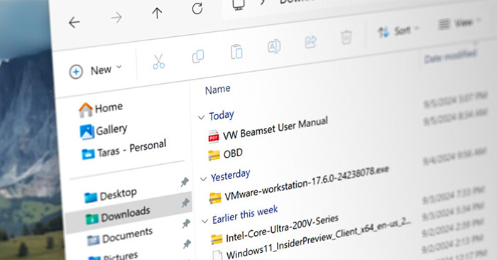 How to Turn Off File Groups in Downloads Windows 11