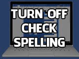 How to turn off spell checking in Word