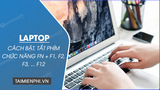 How to Turn on and Off Function Keys FN + F1, F2, F3,... F12