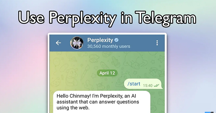 How to Use Perplexity in Telegram