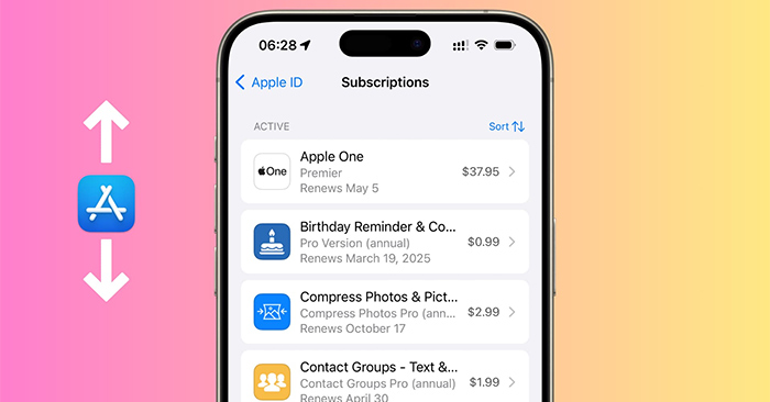 Instructions for Changing Application Subscription Packages