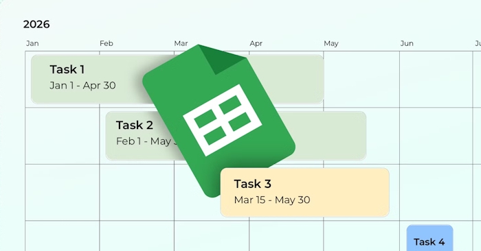 Instructions on Creating an Automatically Updating Timeline in Google Sheets