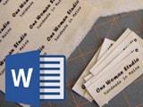 How to Creating Labels and Mailing Labels on Word 2013 Quickly