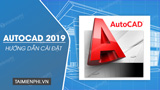 Instructions for installing AutoCAD 2019 on a computer.