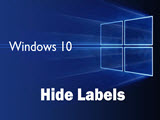 How to Setting Up and Hiding Labels on the Windows 10 Taskbar
