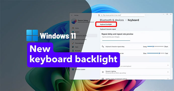 How to Turn on Windows 11 Keyboard Backlight