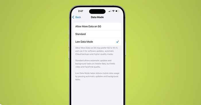 How to Use Low Data Mode on iPhone