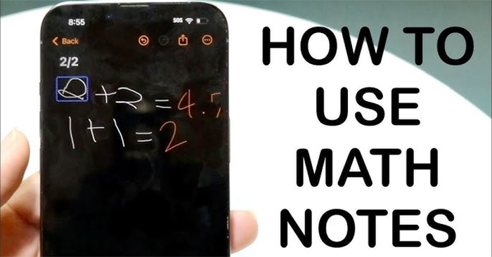 How to Write Math Expressions in Notes on iPhone