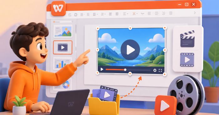 How to Insert a Video in WPS Presentation