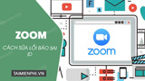 How to Fix Zoom Error Reporting Incorrect ID, Invalid Meeting ID