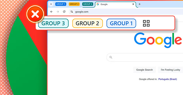 Instructions to Turn Off Tab Group Icons on Chrome
