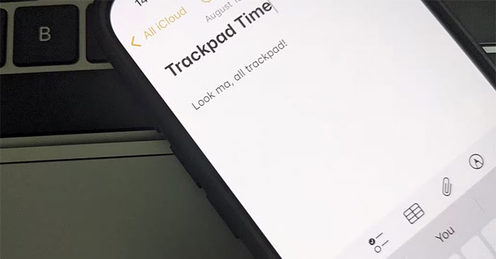iPhone Has Hidden Trackpad: Have You Tried It?