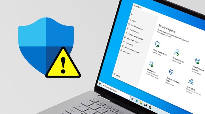 Is It Okay for Windows Security to Have an Exclamation Mark?