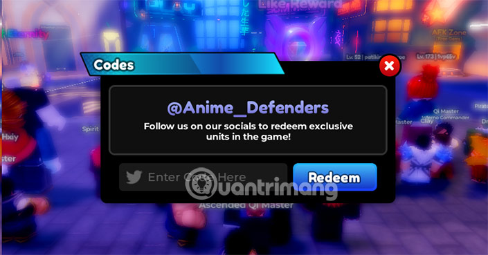 Latest Anime Defenders Code and How to Enter Code