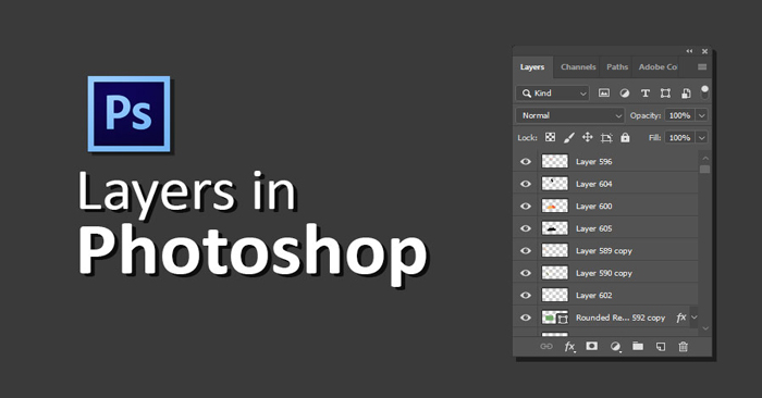 Layers and basic layer operations in Photoshop CS6