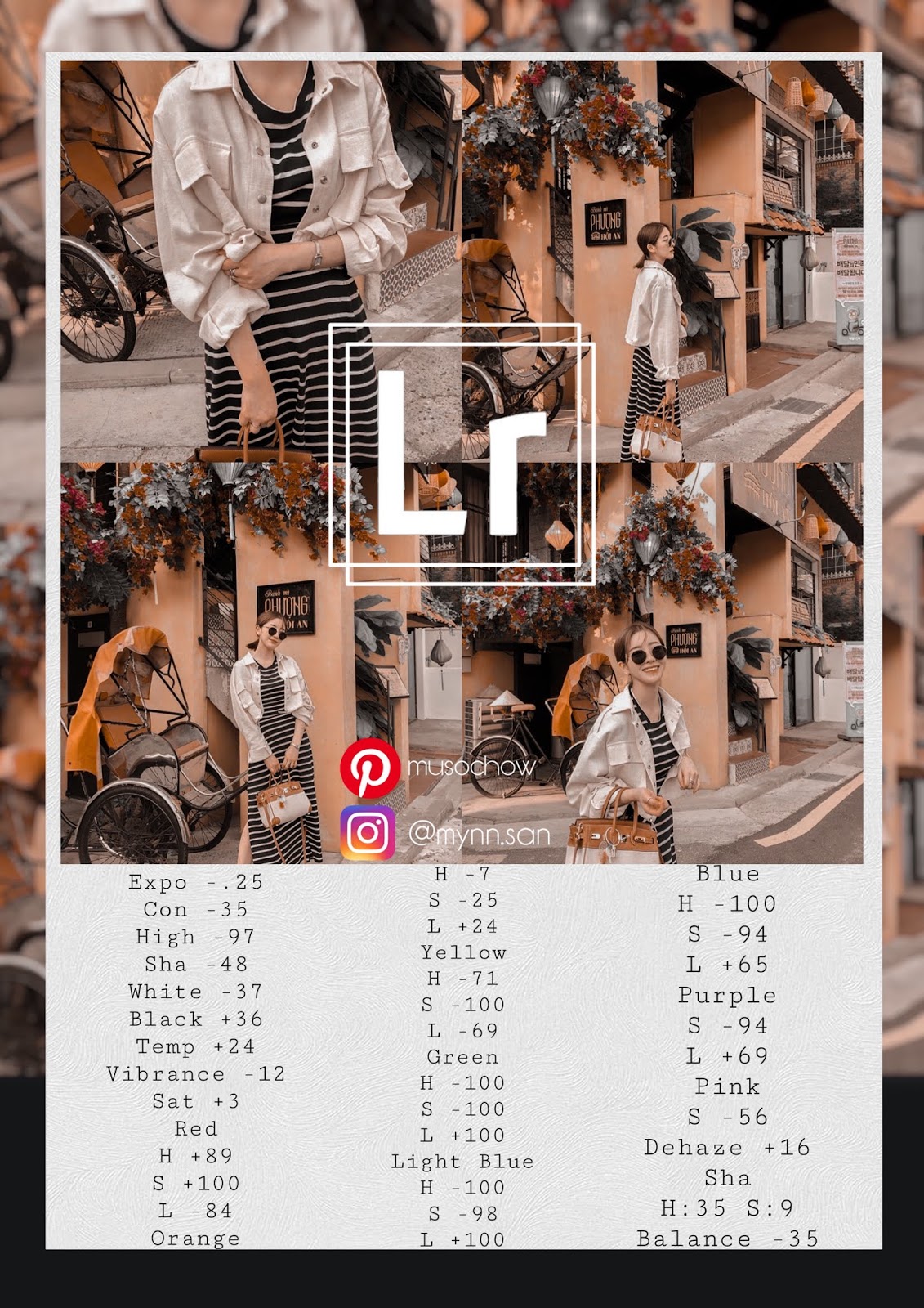 Lightroom Editing Formula for Trendy Social Photos