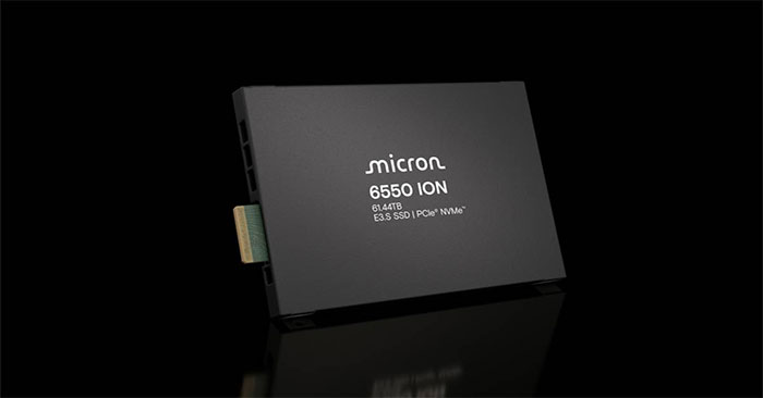 Micron Launches World's First 60TB Pcie Gen 5 SSD