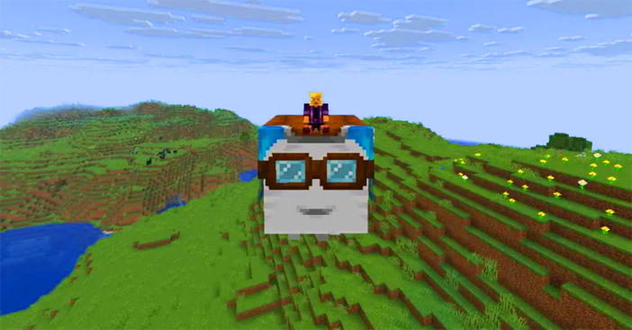Minecraft: How to Ride a Fun Ghast