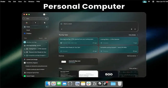 Perplexity launches 'Personal Computer': AI agent operating 24/7 on a cloud platform.