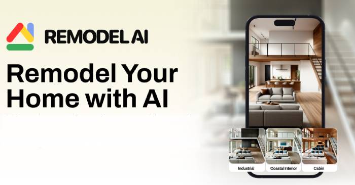 Remodel AI - An AI application to help renovate your home.