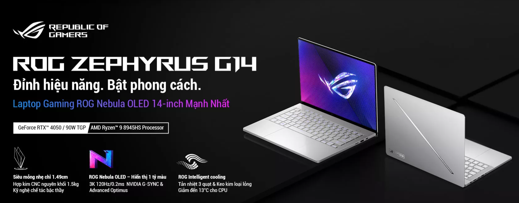 ROG Nebula Display and ROG Intelligent Cooling Are Two Technologies