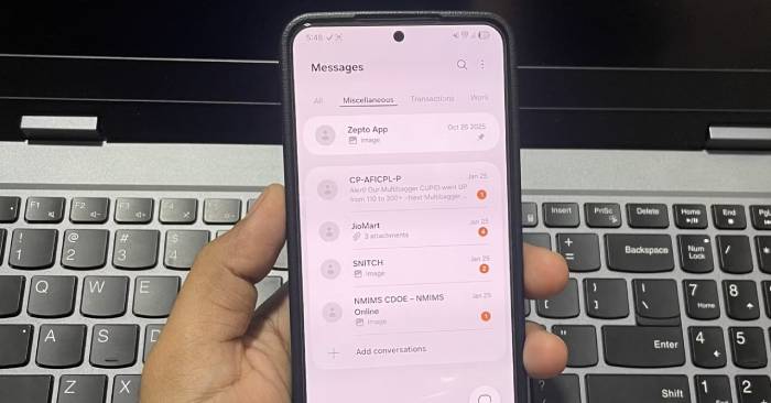 Samsung Messages Still Has One Exclusive Feature That Google Hasn't Been Able to Replicate Yet