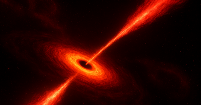 Scientists witness the 'resurrection' of a monstrous black hole after 100 million years.
