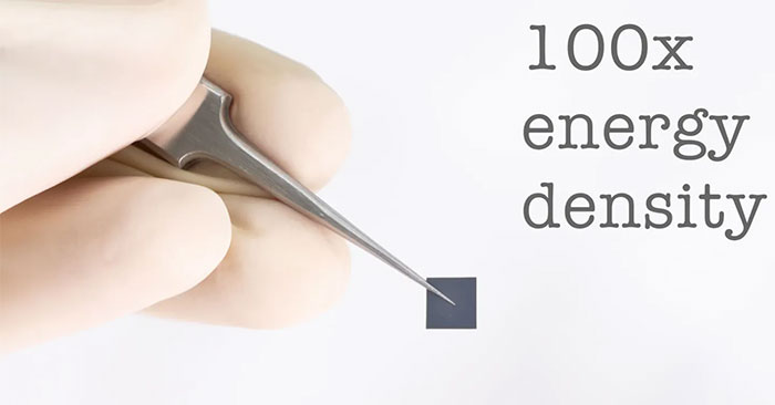 Solid-state Batteries with 100 Times More Energy Density Can Be