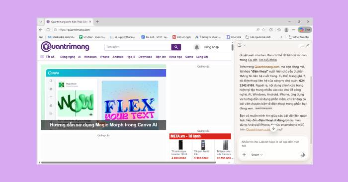 Instructions on Using Copilot Suggestions in Microsoft Edge's On-page Search Feature