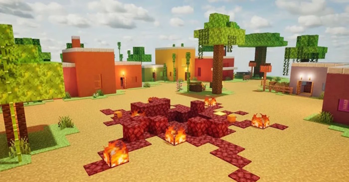 The best hiding spots on the Minecraft map in Meccha