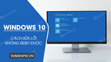 Fix Error Not Reset Win 10