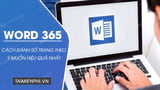 The Most Effective Way to Number Pages in Word 365 as Desired