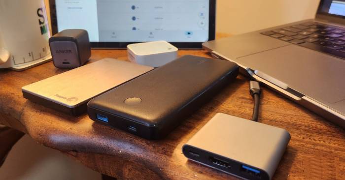 USB-C Accessories for Working in a Coffee Shop