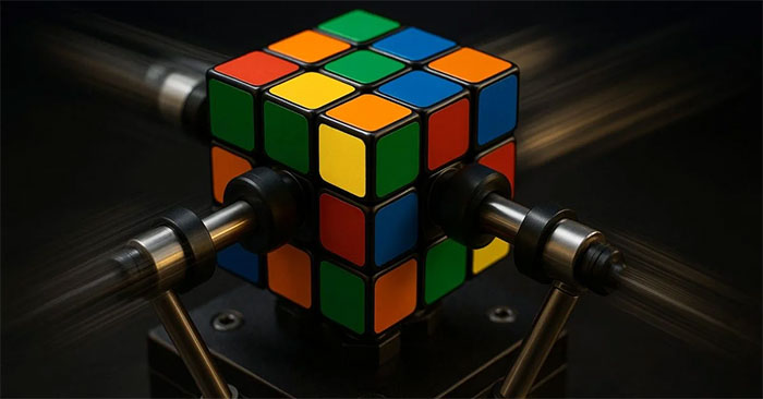 Watch a Robot Solve a Rubik's Cube in Just 0.1 Seconds