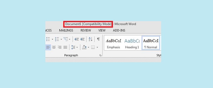 What is a Word file in Compatibility mode, how to fix it? - TipsMake.com