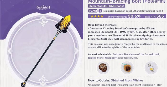 What You Need to Know About Mountain-Bracing Bolt in Genshin Impact: Explained