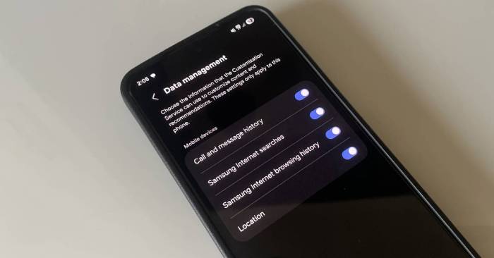 Samsung Customization Service: Privacy Controls and How to Turn It Off