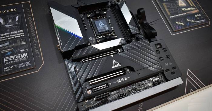 MSI's new X870(E) UNIFY-X MAX motherboard: A dream for overclocking enthusiasts.