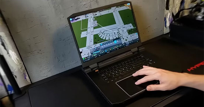 YouTuber spent 14 months building a gaming laptop from desktop parts ...