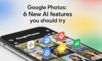 What are the 6 new AI features in Google Photos?