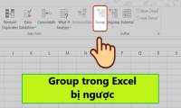 Adjusting Group in Excel is reversed extremely quickly